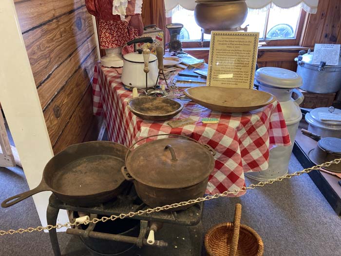 Old cooking utensils used years ago in Spring, Texas.