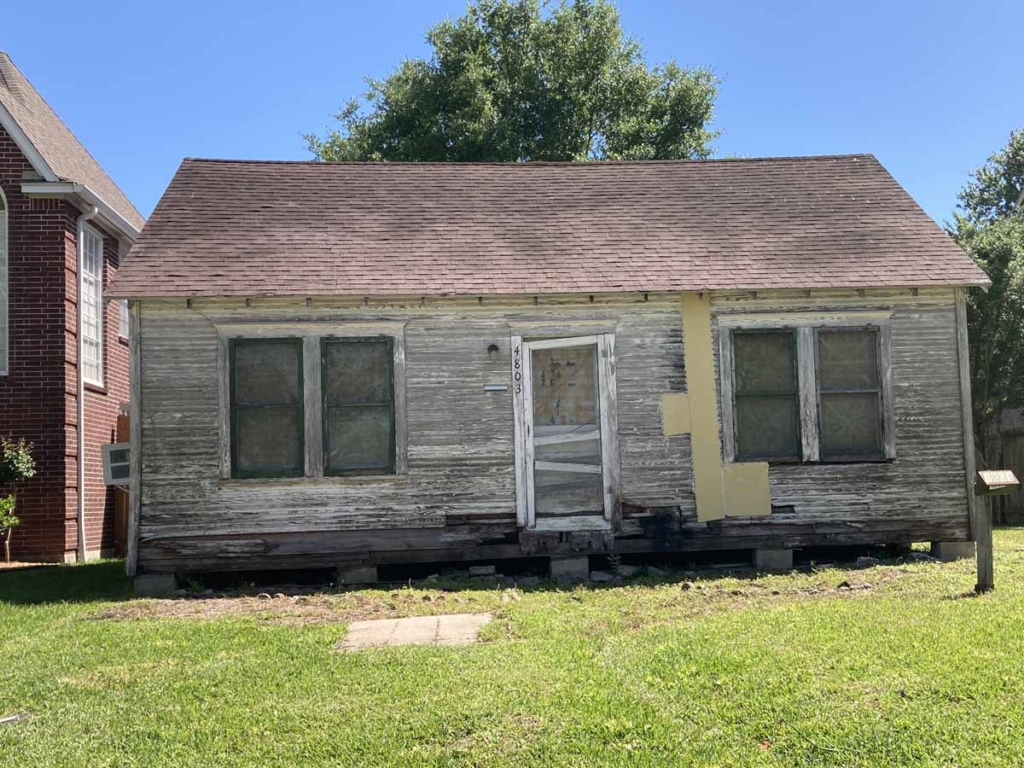 Old house in Bellaire, Texas.